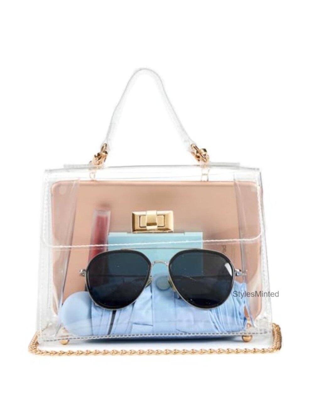 Clear Stadium Approved Shoulder Bag, Trendy Gift, Fashion Handbag